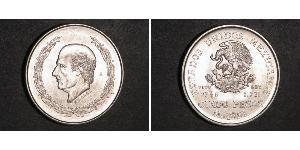 5 Peso Second Federal Republic of Mexico (1846 - 1863) Silber Miguel Hidalgo