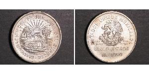 5 Peso Mexico Silver 