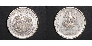 5 Peso Mexico Silver 