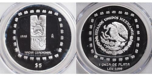 5 Peso Mexico Silver 