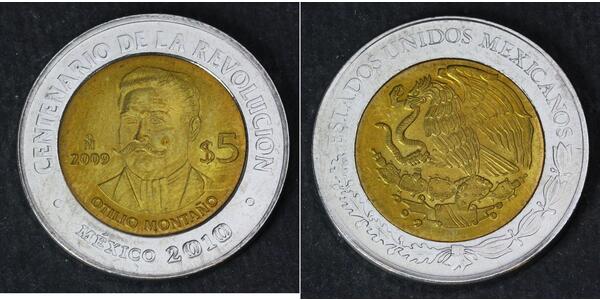5 Peso Messico  