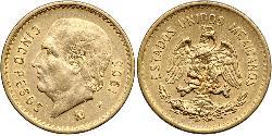 5 Peso 墨西哥 金 