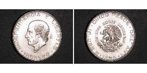 5 Peso Second Federal Republic of Mexico (1846 - 1863) 銀 Miguel Hidalgo