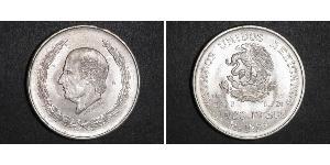 5 Peso Second Federal Republic of Mexico (1846 - 1863) 銀 Miguel Hidalgo