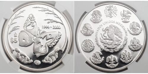 5 Peso 墨西哥 銀 
