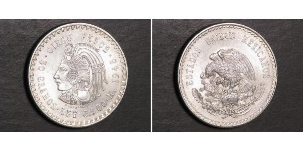 5 Peso 墨西哥 銀 