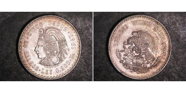 5 Peso 墨西哥 銀 