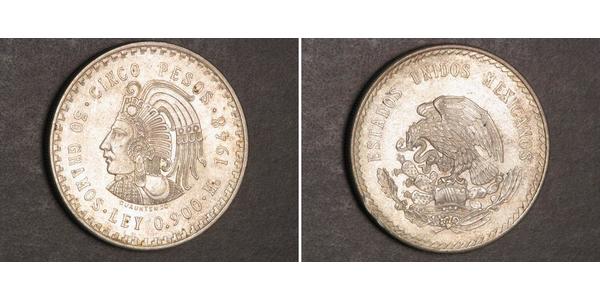 5 Peso 墨西哥 銀 