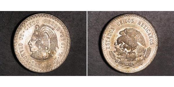 5 Peso 墨西哥 銀 