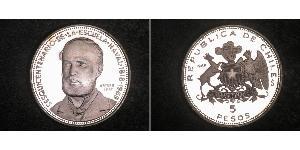 5 Peso 智利 銀 