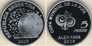 5 Peso 阿根廷 銀 