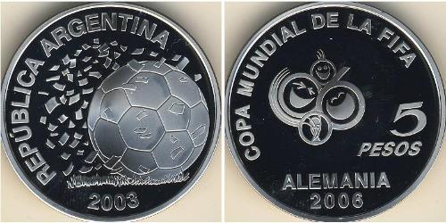 5 Peso 阿根廷 銀 