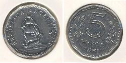 5 Peso 阿根廷 镍/銅 