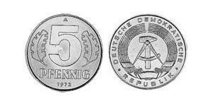 5 Pfennig República Democrática Alemana (1949-1990) Aluminio 