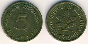 5 Pfennig West Germany (1949-1990) Brass 