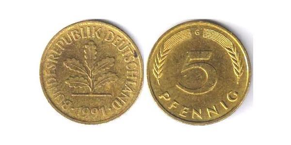 5 Pfennig Allemagne de l