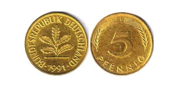 5 Pfennig Allemagne de l