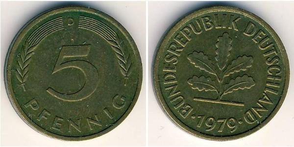 5 Pfennig Allemagne de l