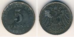 5 Pfennig Alemania Níquel/Cobre 