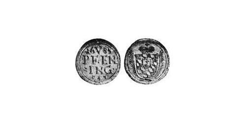 5 Pfennig Electorate of Bavaria (1623 - 1806) Plata 