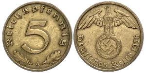 5 Pfennig Alemania nazi (1933-1945)  