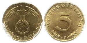 5 Pfennig Alemania nazi (1933-1945)  