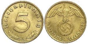 5 Pfennig Alemania nazi (1933-1945)  