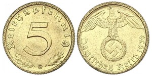 5 Pfennig Alemania nazi (1933-1945)  