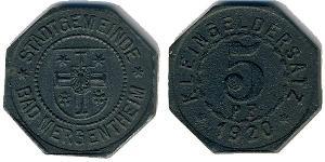 5 Pfennig Allemagne  