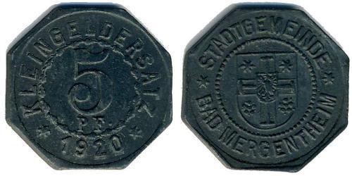 5 Pfennig Allemagne  