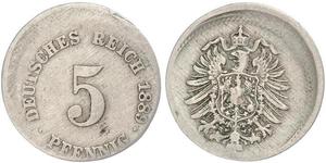 5 Pfennig Deutsches Kaiserreich (1871-1918)  