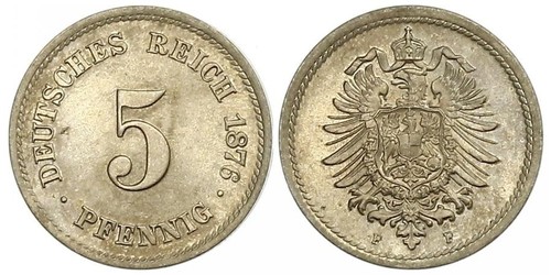 5 Pfennig Deutsches Kaiserreich (1871-1918)  