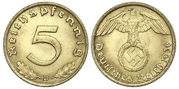 5 Pfennig Deutsches Reich (1933-1945)  
