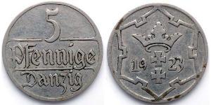 5 Pfennig Gdansk (1920-1939)  