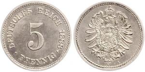 5 Pfennig German Empire (1871-1918)  