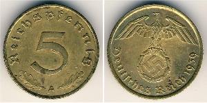 5 Pfennig Troisième Reich (1933-1945)  