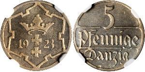 5 Pfennig 但澤自由市 (1920 - 1939)  