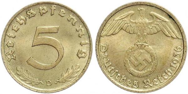 5 Pfennig 納粹德國 (1933 - 1945)  