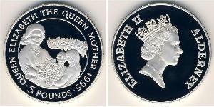 5 Pound  Argent Elizabeth II (1926-2022)