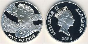 5 Pound  Argent Elizabeth II (1926-2022)