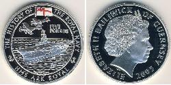 5 Pound Guernsey Argento 