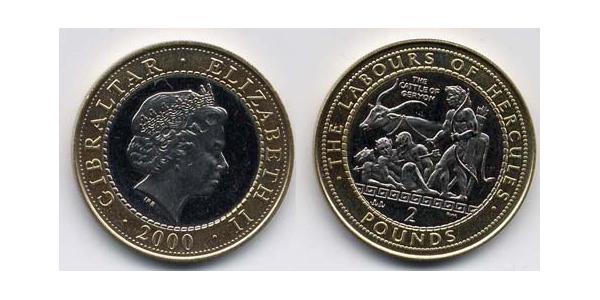 5 Pound Gibraltar Bilame Elizabeth II (1926-2022)