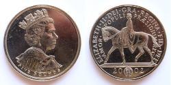 5 Pound United Kingdom (1922-) Copper/Nickel Elizabeth II (1926-2022)