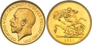 5 Pound United Kingdom of Great Britain and Ireland (1801-1922) Gold George V of the United Kingdom (1865-1936)