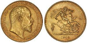 5 Pound United Kingdom of Great Britain and Ireland (1801-1922) Gold Edward VII (1841-1910)