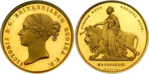 5 Pound United Kingdom of Great Britain and Ireland (1801-1922) Gold Victoria (1819 - 1901)