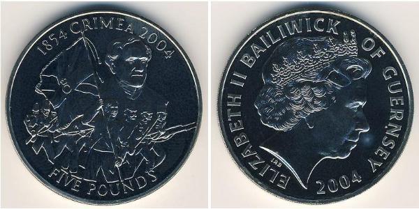 5 Pound  Kupfer/Nickel Elizabeth II (1926-2022)