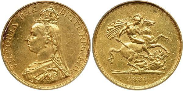 5 Pound Royaume-Uni de Grande-Bretagne et d