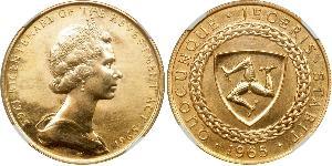 5 Pound Isola di Man Oro Elisabetta II (1926-2022)