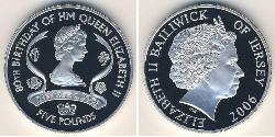 5 Pound Jersey Silber 